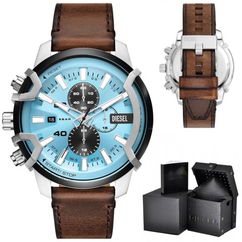 Diesel ZEGAREK MĘSKI DIESEL Griffed Chronograph DZ4656 + BOX