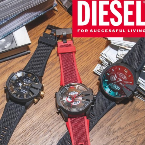 Diesel ZEGAREK MĘSKI DIESEL MEGA CHIEF MULTIFUNCTION DZ4548 (zz004l) + BOX