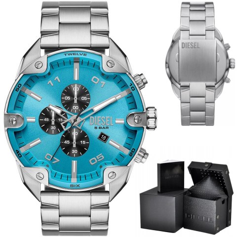 Diesel ZEGAREK MĘSKI DIESEL Spiked Chronograph DZ4655 + BOX