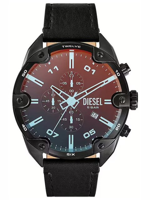 Diesel ZEGAREK MĘSKI DIESEL Spiked Chronograph DZ4667 + BOX