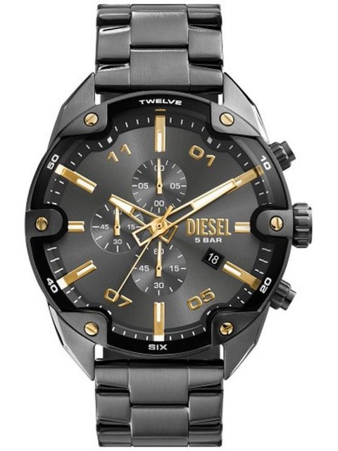 Diesel ZEGAREK MĘSKI DIESEL Spiked Chronograph DZ4669 + BOX