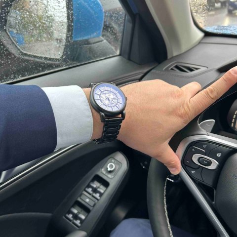 Emporio Armani ZEGAREK MĘSKI EMPORIO ARMANI AR60045 - LUIGI MECCANICO - AUTOMAT (zi028a)