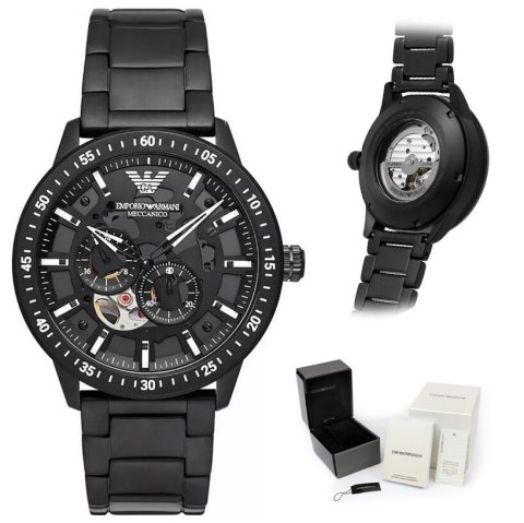 Emporio Armani ZEGAREK MĘSKI EMPORIO ARMANI AR60054 - MARIO MECCANICO - AUTOMAT (zi056c)