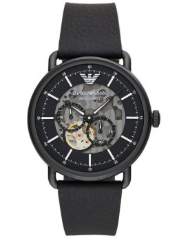 Emporio Armani ZEGAREK MĘSKI EMPORIO ARMANI AVIATOR AUTOMATIC AR60028 + BOX (zi099c)