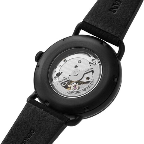 Emporio Armani ZEGAREK MĘSKI EMPORIO ARMANI AVIATOR AUTOMATIC AR60028 + BOX (zi099c)