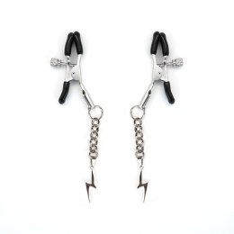 Klamerki Na Sutki Silver Lightning Nipple Clamps Liebe Seele