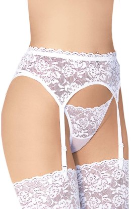 Softline - Boys of Toys Sp. z. o.o. Garterbelt 3305 - white M/L