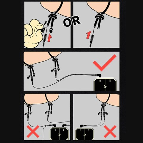 Zestaw pierścieni Conductive Rubber Rings 6mm pro2 Dungeon Lab