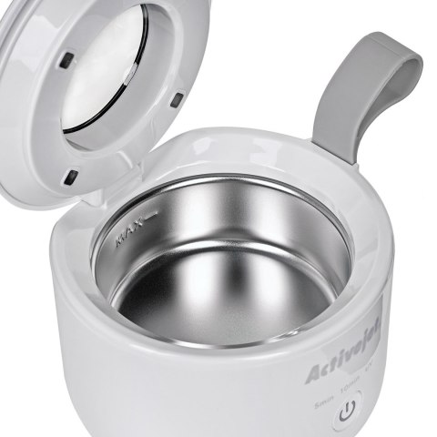 Myjka ultradźwiękowa UV Activejet AUC-198 do protez, aparatów ortodontycznych i biżuterii biała