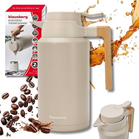 TERMOS DZBANEK KONFERENCYJNY NA KAWĘ HERBATĘ 2L KLAUSBERG KB-9014