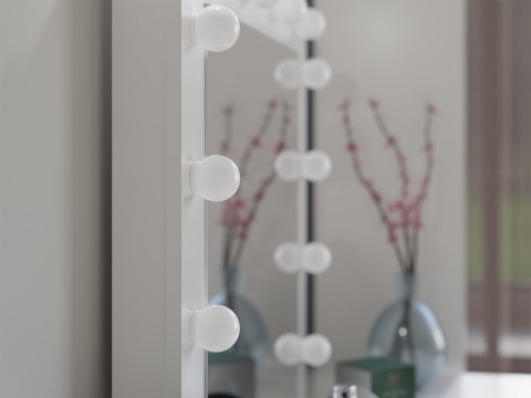 ZESTAW MARINA TOALETKA KONSOLA LUSTRO BIEL KPL