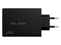 BLOW ŁADOWARKA SIECIOWA GNIAZDO USB-CX4 PD 100W GAN CZARNA
