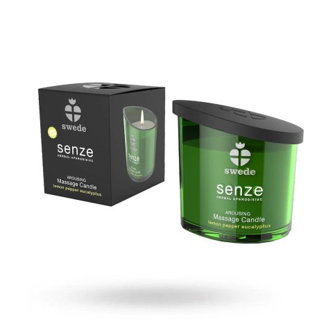 SWEDE ŚWIECA DO MASAŻU SWEDE AROUSING LEMON PEPPER EUCALYPTUS 50 ML