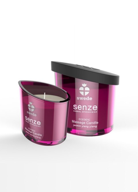 SWEDE ŚWIECA DO MASAŻU SWEDE ECSTATIC JASMINE YLANG YLANG 50 ML