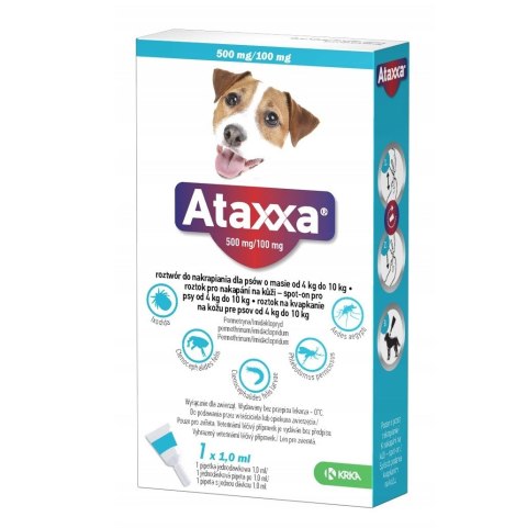ATAXXA 500MG/100 MG SPOT ON 1 ML 1 PIPETA