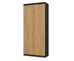 REGAŁ BIUROWY RS-80 HEMN ANTRACYT/ARTISAN KOMPLET