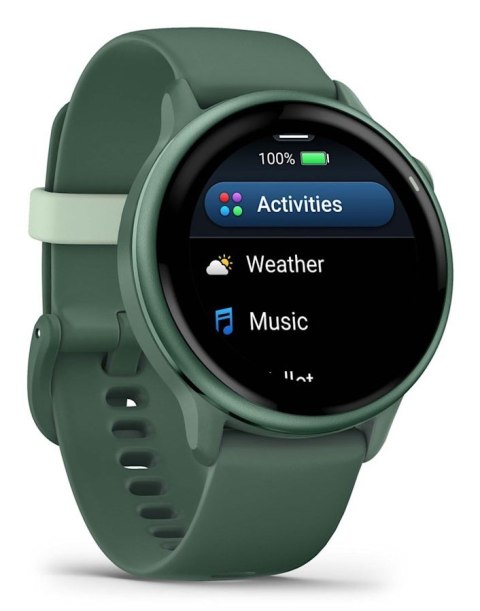 Zegarek Garmin Vivoactive 6, 42mm AMOLED Jasper Green