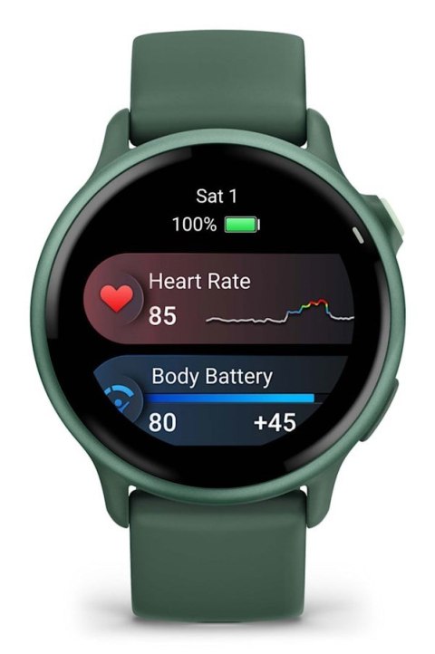 Zegarek Garmin Vivoactive 6, 42mm AMOLED Jasper Green