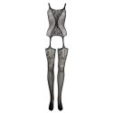 Bodystocking Fishnet And Lace Black 022 Os Le Désir
