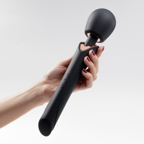 Crushious - Lunyvan S.L. CRUSHIOUS HOLLY RECHARGEABLE WAND MASSAGER BLACK