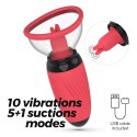 Crushious - Lunyvan S.L. CRUSHIOUS SCARLET VULVA PUMP RECHARGEABLE STIMULATOR