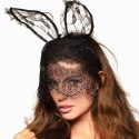 Koronkowa maska królika Bunny Mask Voile - Lace Kinky Diva