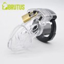 Pas cnoty regulowany Alpha Cage Chastity Cage Clear Brutus