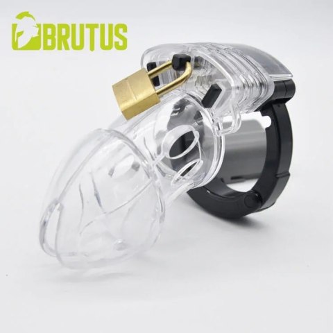 Pas cnoty regulowany Alpha Cage Chastity Cage Clear Brutus