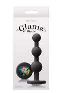 TONGA GLAMS RIPPLE RAINBOW GEM BLACK