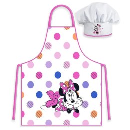 Fartuszek dziecięcy z czapką Myszka Minnie