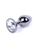 Boys of Toys Sp. z o.o. MyLove Toys - Jewellery Dark Silver PLUG- Clear