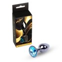 Boys of Toys Sp. z o.o. MyLove Toys - Jewellery Dark Silver PLUG- Light Blue