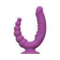ONE-DC B.V. Teazers - Double Vibrator with Suction Cup and Remote - Purple