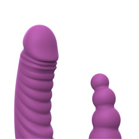 ONE-DC B.V. Teazers - Double Vibrator with Suction Cup and Remote - Purple