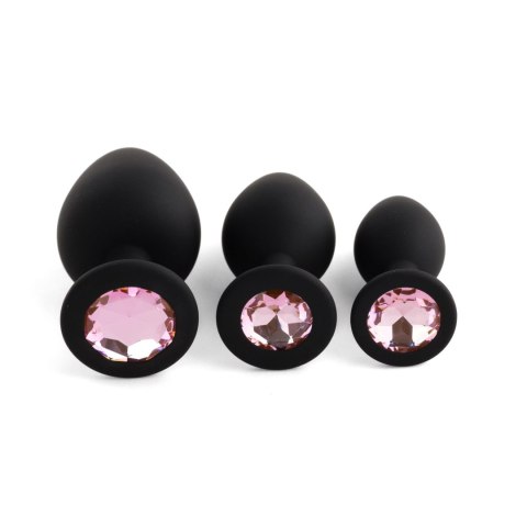 Boys of Toys Sp. z o.o. Jewellery - Silicone PLUG - SET Black