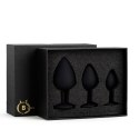 Boys of Toys Sp. z o.o. Jewellery - Silicone PLUG - SET Black