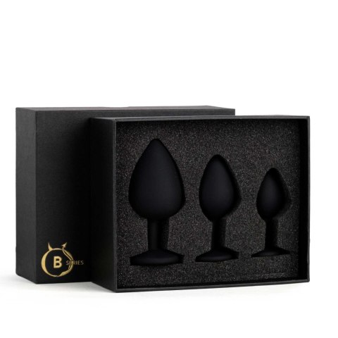 Boys of Toys Sp. z o.o. Jewellery - Silicone PLUG - SET Black