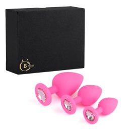 Boys of Toys Sp. z o.o. Jewellery - Silicone PLUG - SET Pink