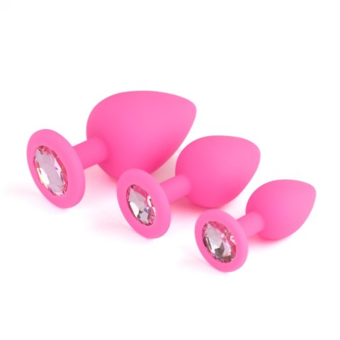 Boys of Toys Sp. z o.o. Jewellery - Silicone PLUG - SET Pink