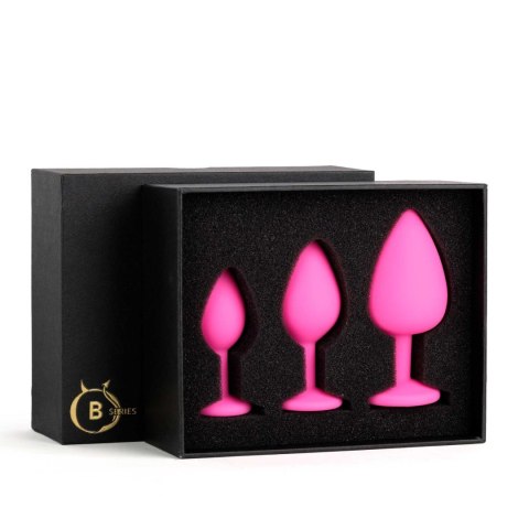 Boys of Toys Sp. z o.o. Jewellery - Silicone PLUG - SET Pink