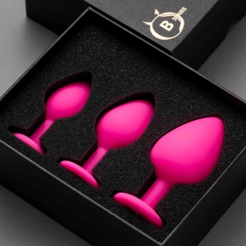 Boys of Toys Sp. z o.o. Jewellery - Silicone PLUG - SET Pink