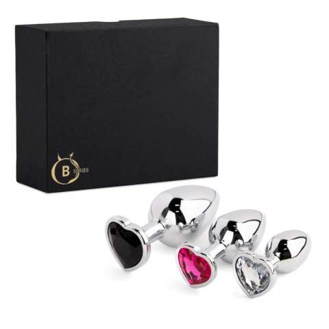 Boys of Toys Sp. z o.o. Jewellery - Silver Heart PLUG - SET