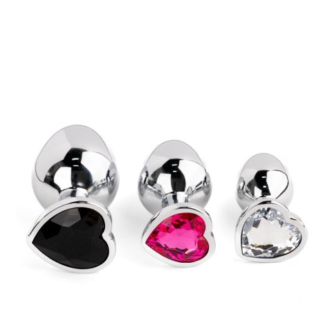 Boys of Toys Sp. z o.o. Jewellery - Silver Heart PLUG - SET