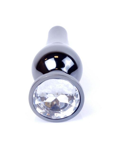 Boys of Toys Sp. z o.o. MyLove Toys - Jewellery Dark Silver BUTT PLUG- Clear