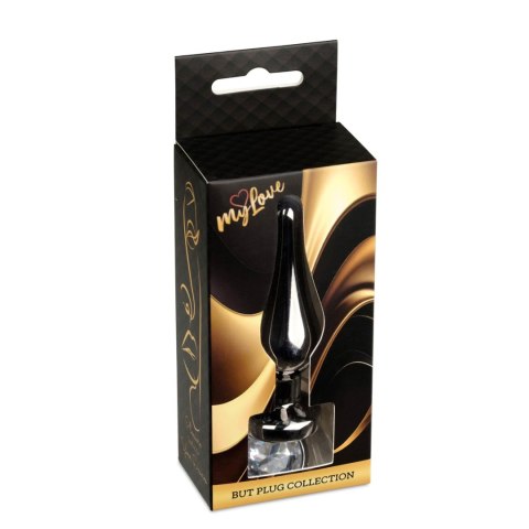 Boys of Toys Sp. z o.o. MyLove Toys - Jewellery Dark Silver BUTT PLUG- Clear