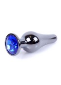 Boys of Toys Sp. z o.o. MyLove Toys - Jewellery Dark Silver BUTT PLUG- Dark Blue