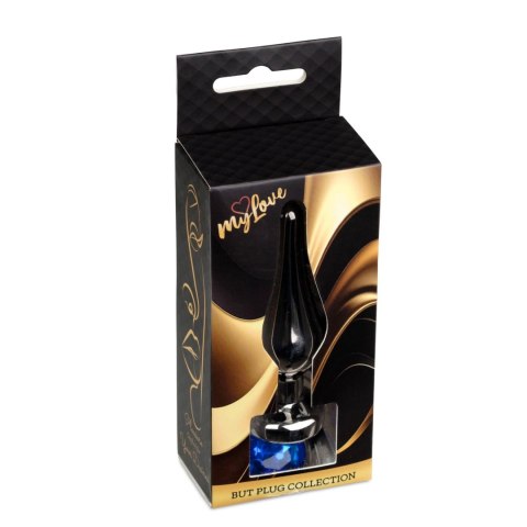 Boys of Toys Sp. z o.o. MyLove Toys - Jewellery Dark Silver BUTT PLUG- Dark Blue