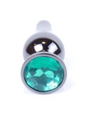 Boys of Toys Sp. z o.o. MyLove Toys - Jewellery Dark Silver BUTT PLUG- Green