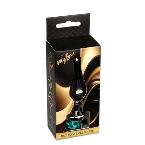 Boys of Toys Sp. z o.o. MyLove Toys - Jewellery Dark Silver BUTT PLUG- Green