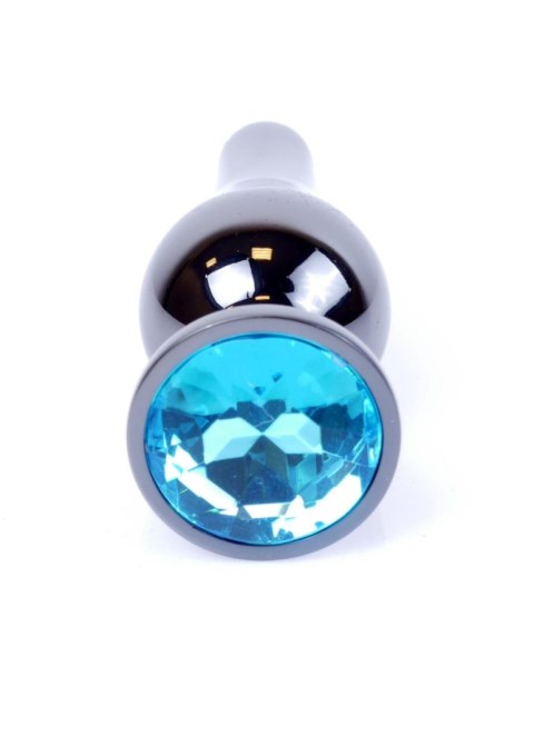 Boys of Toys Sp. z o.o. MyLove Toys - Jewellery Dark Silver BUTT PLUG- Light Blue